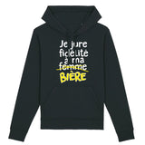 Sweat Capuche Adulte Je jure fidélité à ma bière 