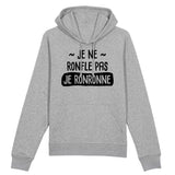 Sweat Capuche Adulte Je ne ronfle pas je ronronne 