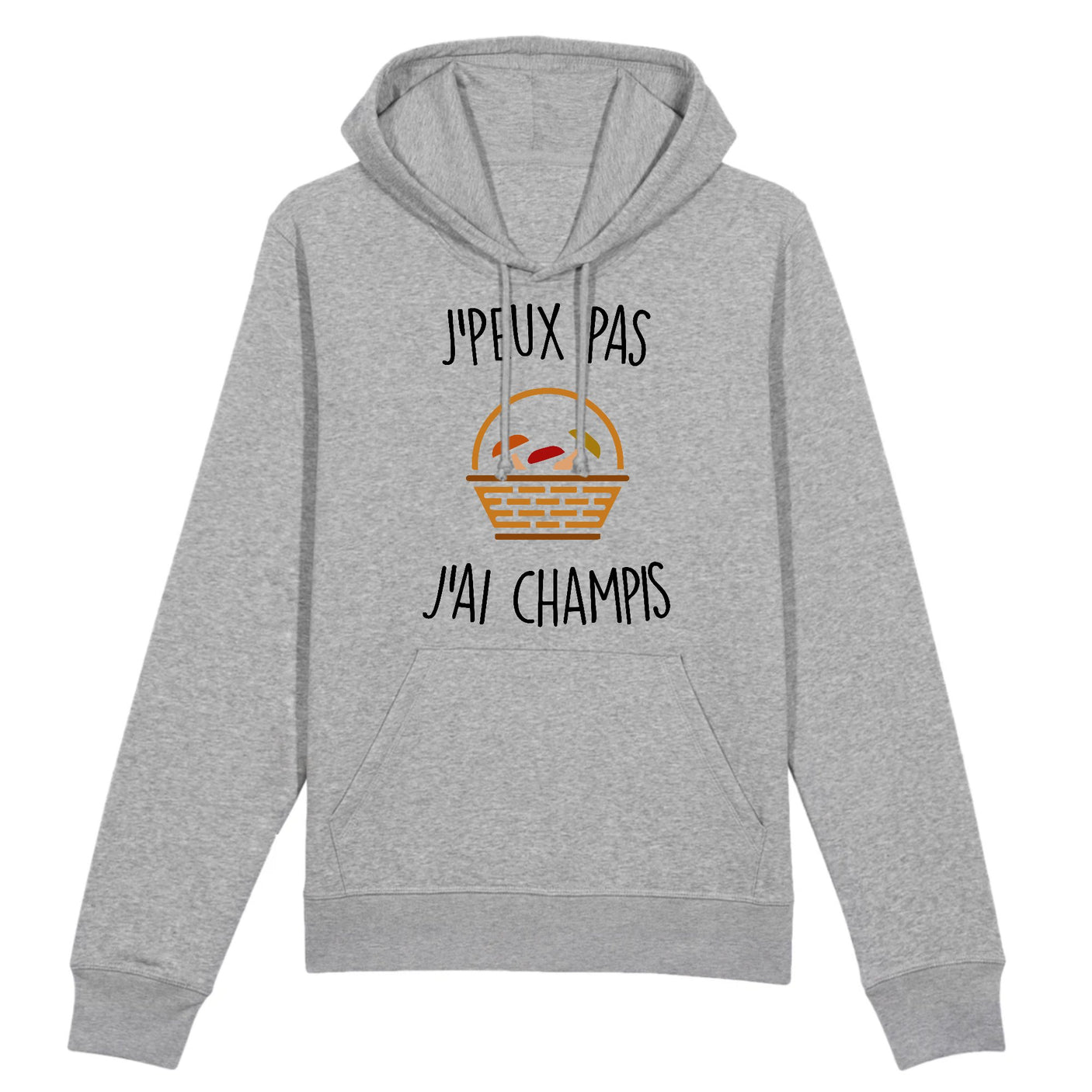 Sweat Capuche Adulte J'peux pas j'ai champignons 