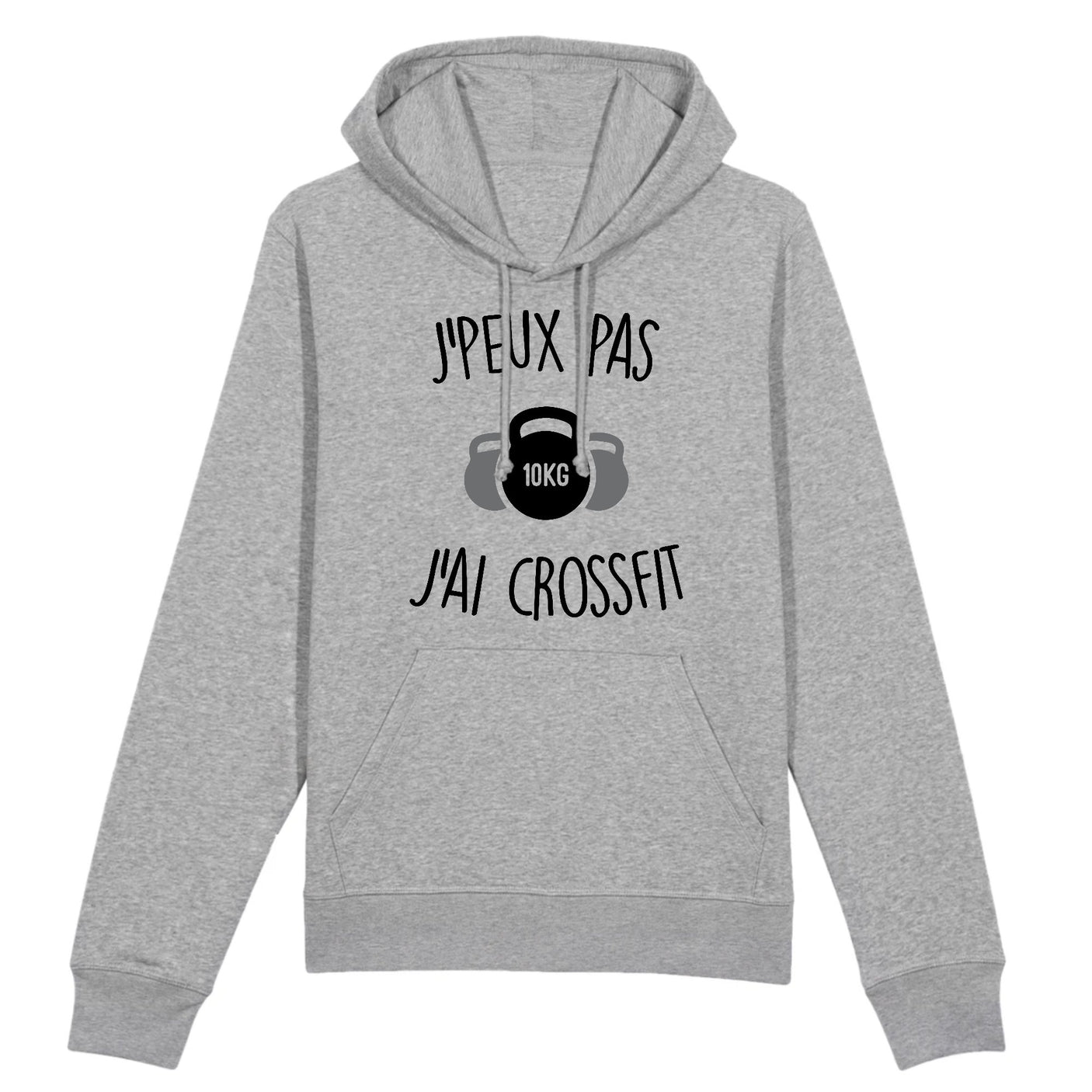 Sweat Capuche Adulte J'peux pas j'ai crossfit 