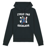 Sweat Capuche Adulte J'peux pas j'ai escalade 