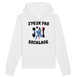 Sweat Capuche Adulte J'peux pas j'ai escalade 