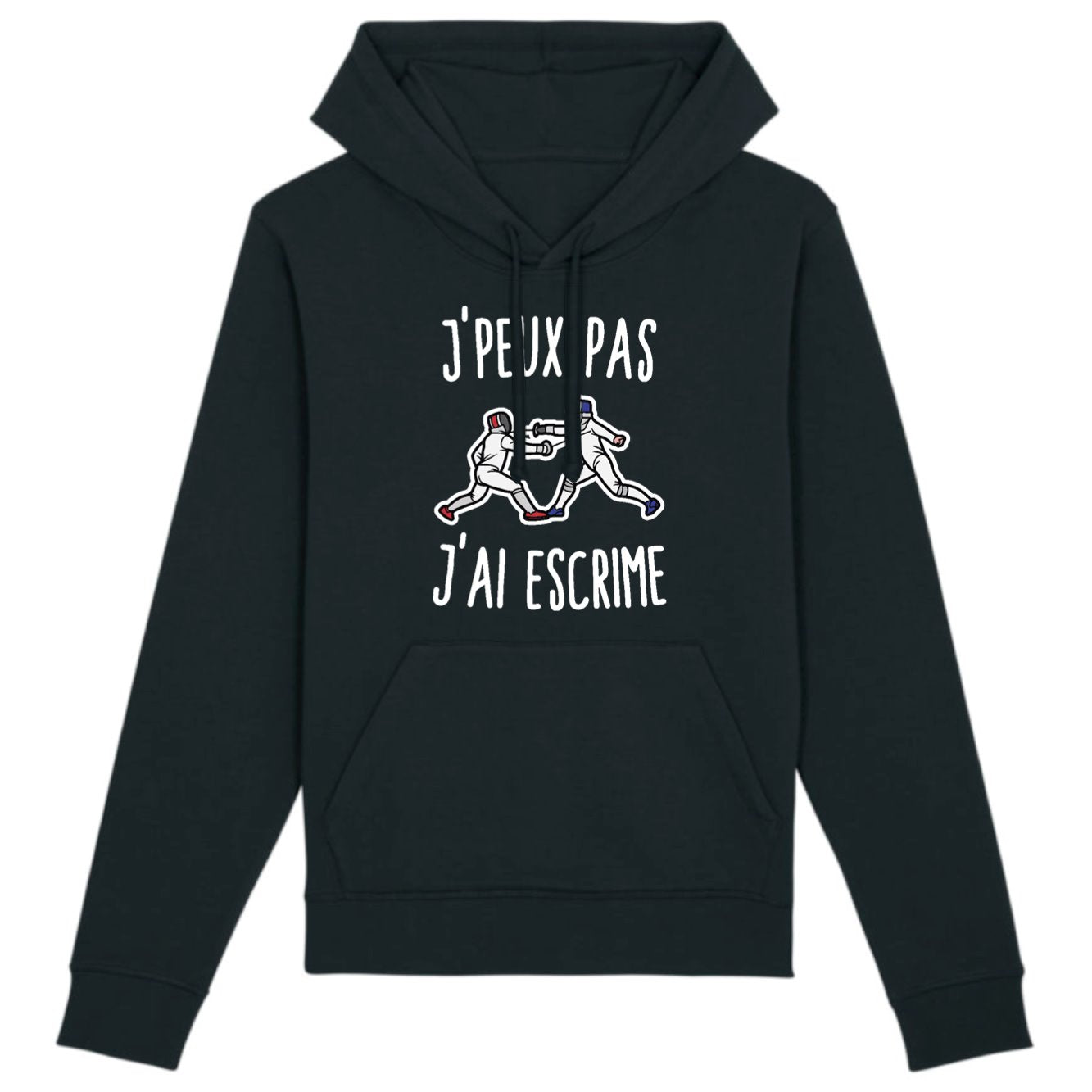 Sweat Capuche Adulte J'peux pas j'ai escrime 
