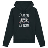 Sweat Capuche Adulte J'peux pas j'ai escrime 
