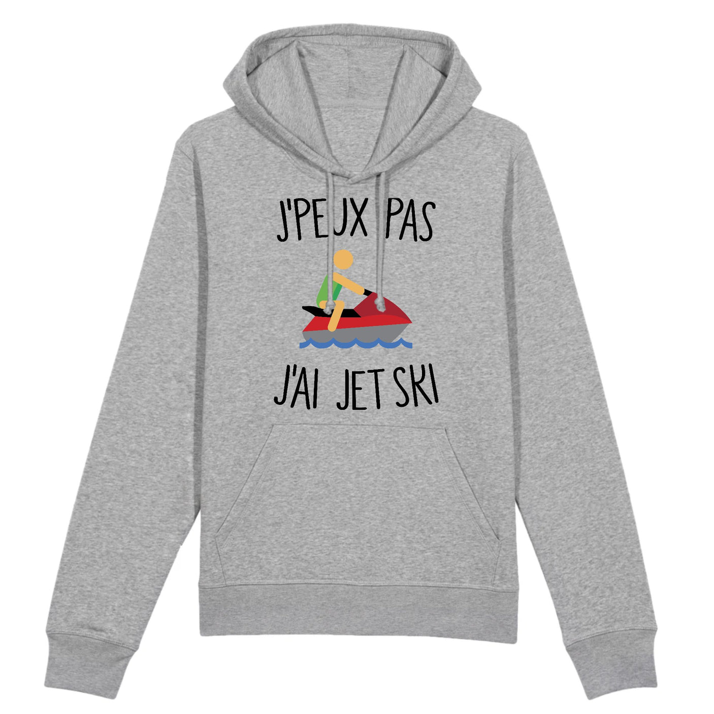 Sweat Capuche Adulte J'peux pas j'ai jet ski 