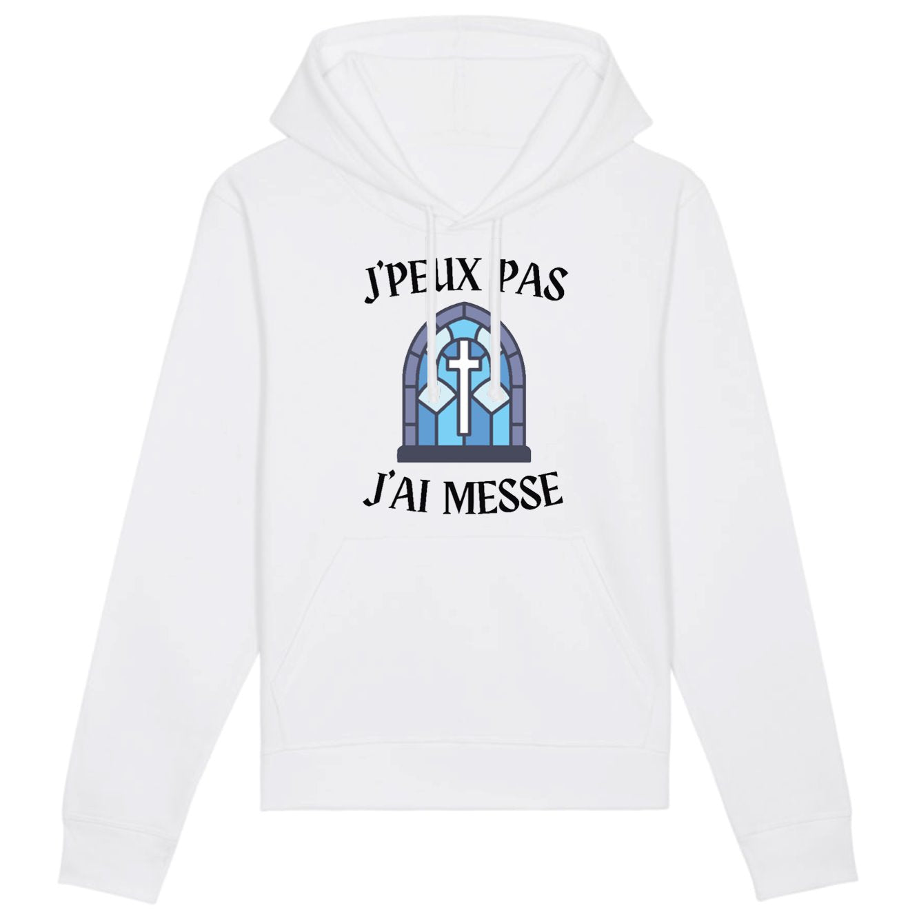Sweat Capuche Adulte J'peux pas j'ai messe 