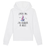 Sweat Capuche Adulte J'peux pas j'ai planche à voile 