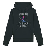 Sweat Capuche Adulte J'peux pas j'ai planche à voile 