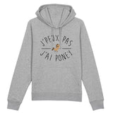 Sweat Capuche Adulte J'peux pas j'ai poney 