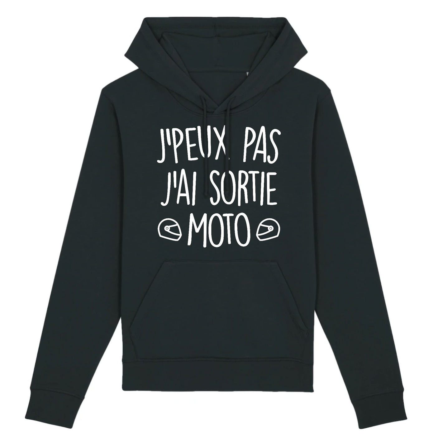 Sweat Capuche Adulte J'peux pas j'ai sortie moto 