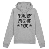 Sweat Capuche Adulte J'peux pas j'ai sortie moto 