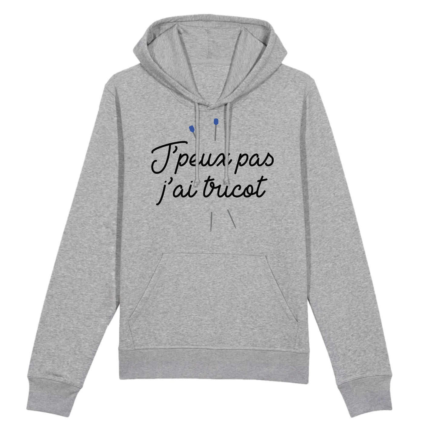 Sweat Capuche Adulte J'peux pas j'ai tricot 