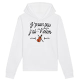 Sweat Capuche Adulte J'peux pas j'ai violon 