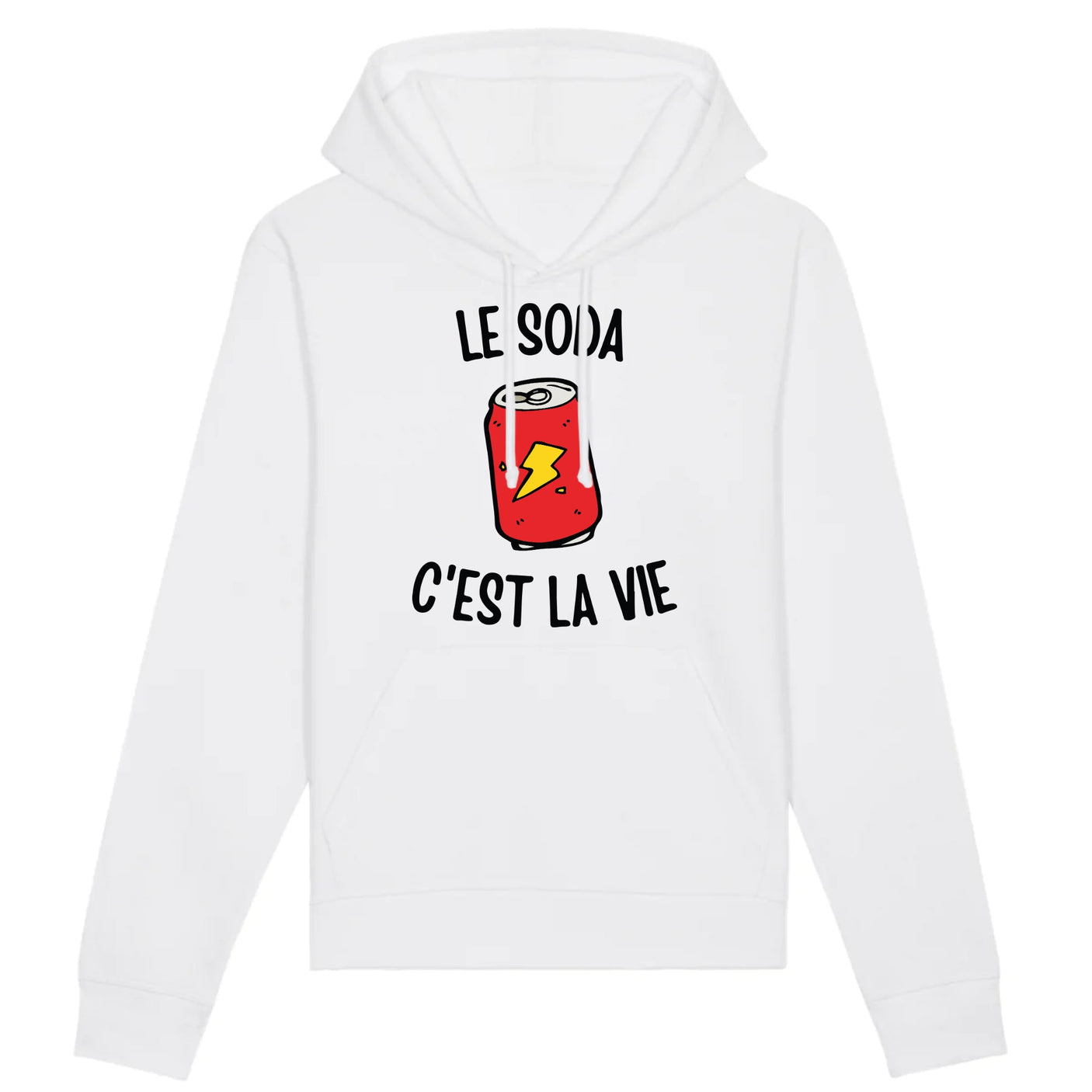 Sweat Capuche Adulte Le soda c'est la vie 