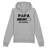 Sweat Capuche Adulte Papa en cours 