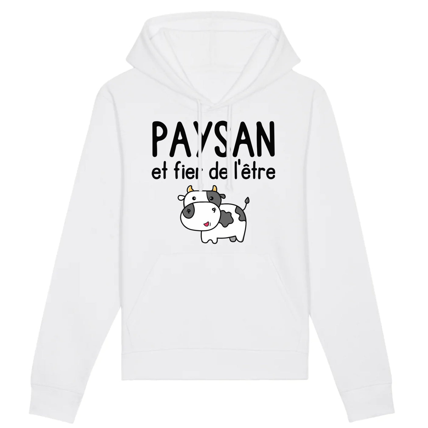 Sweat Capuche Adulte Paysan et fier de l'être 