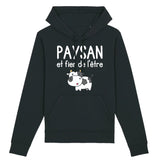 Sweat Capuche Adulte Paysan et fier de l'être 
