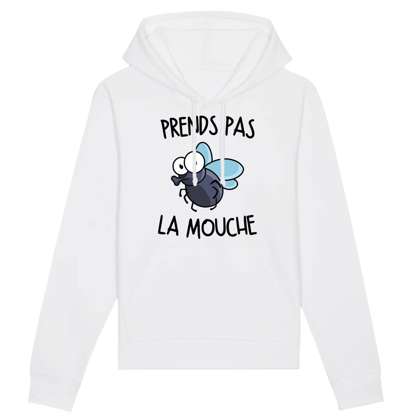Sweat Capuche Adulte Prends pas la mouche 