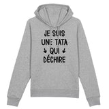 Sweat Capuche Adulte Tata qui déchire 