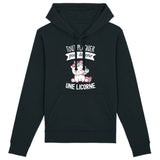 Sweat Capuche Adulte Tout plaquer pour devenir une licorne 