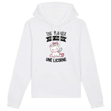 Sweat Capuche Adulte Tout plaquer pour devenir une licorne 