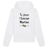 Sweat Capuche Adulte Tu peux te brosser Martine 