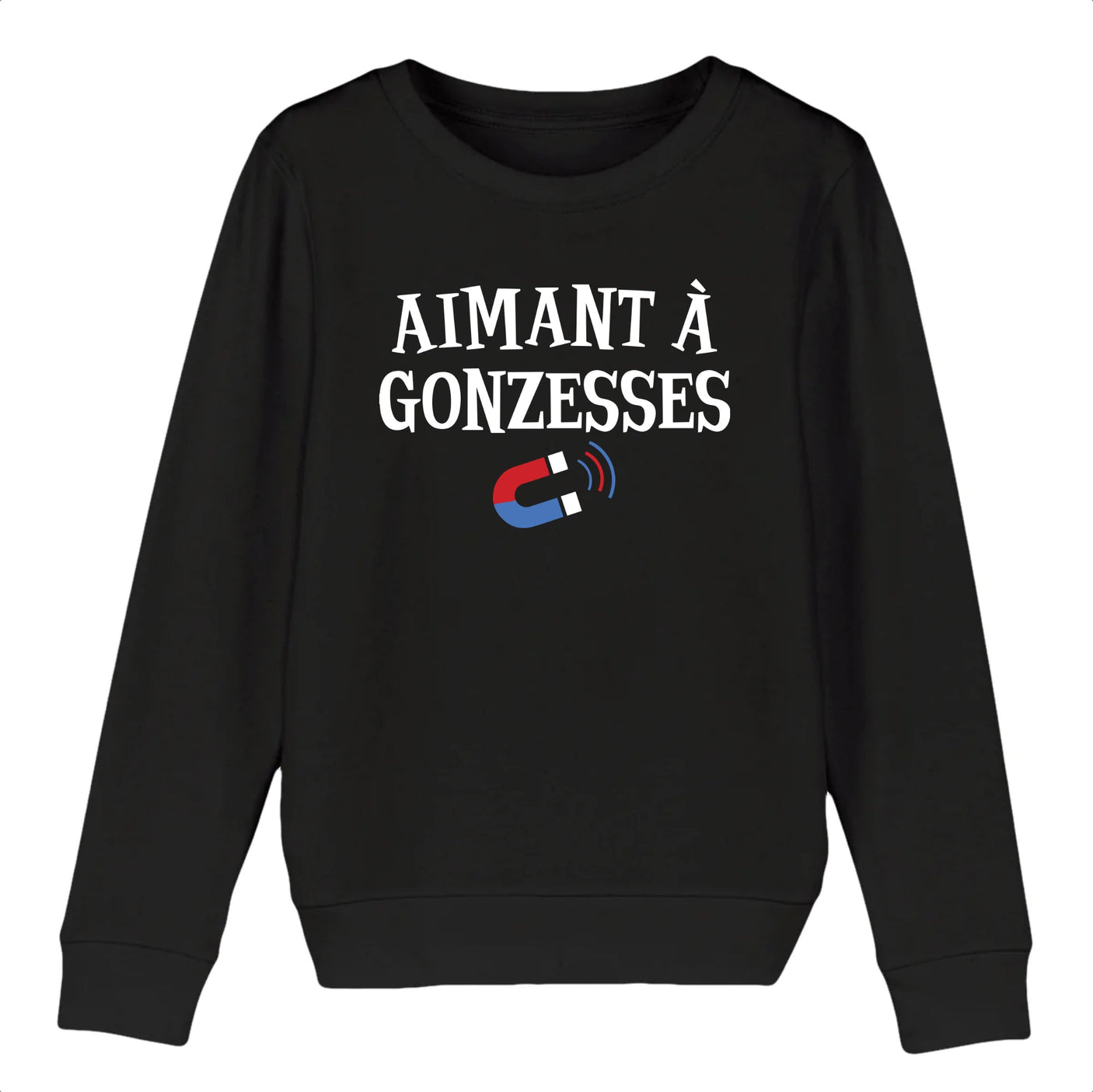 Sweat Enfant Aimant à gonzesses 