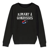 Sweat Enfant Aimant à gonzesses 