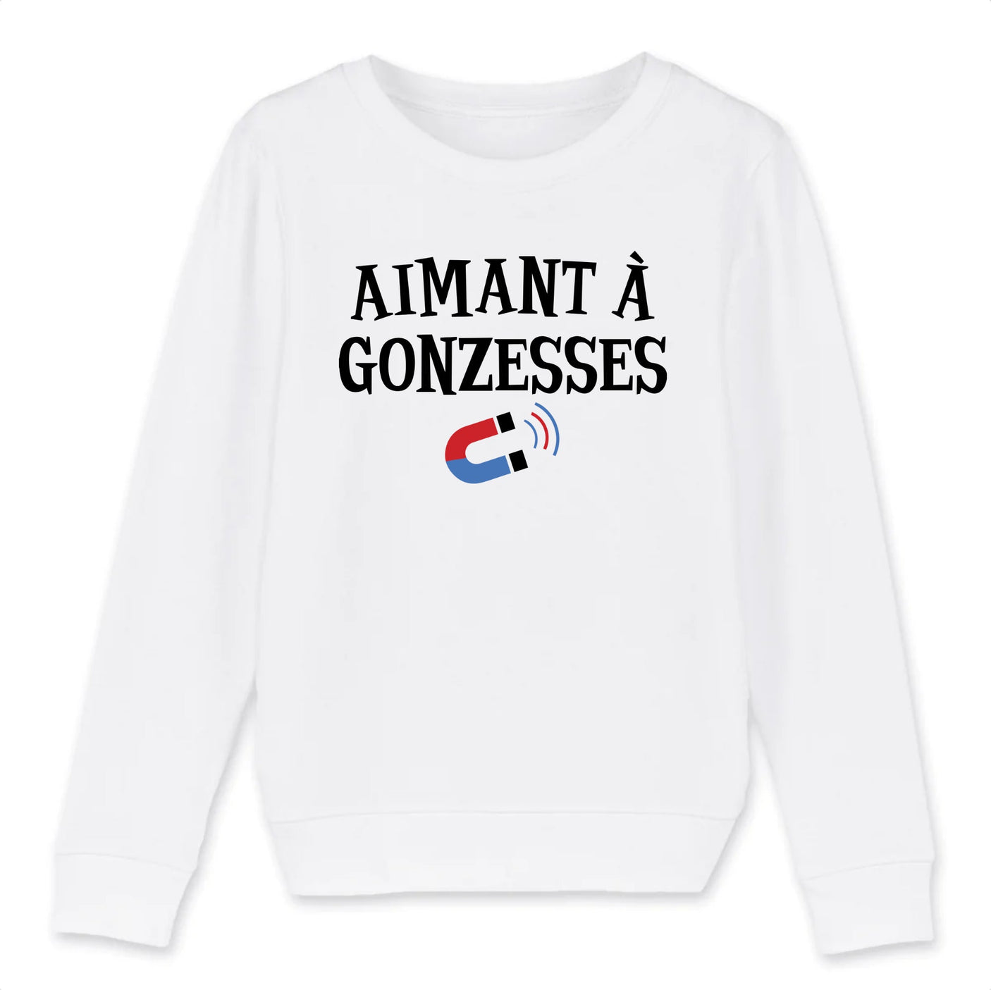 Sweat Enfant Aimant à gonzesses 