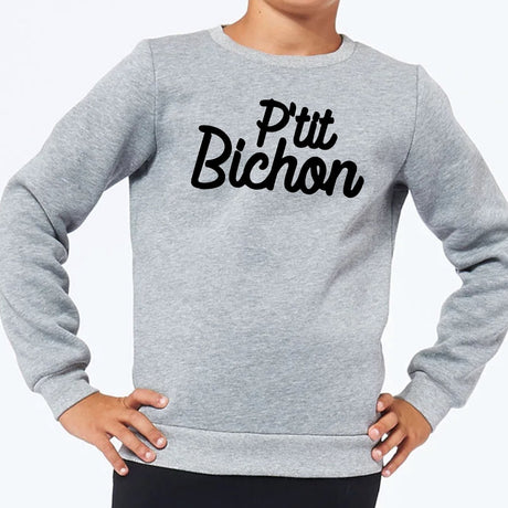 Sweat Enfant Bichon Gris