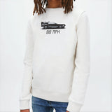 Sweat Enfant Delorean 88 MPH Blanc