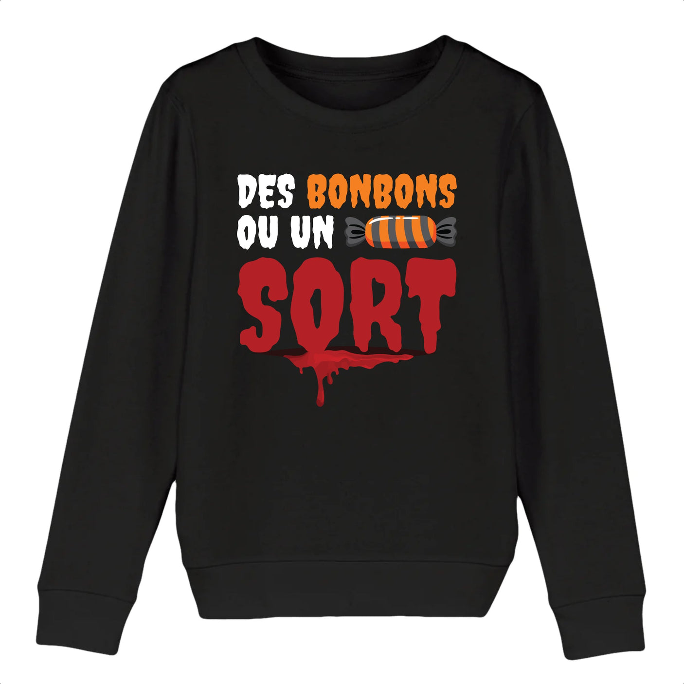 Sweat Enfant Des bonbons ou un sort 