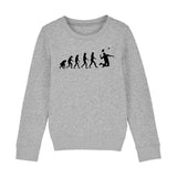 Sweat Enfant Évolution badminton 