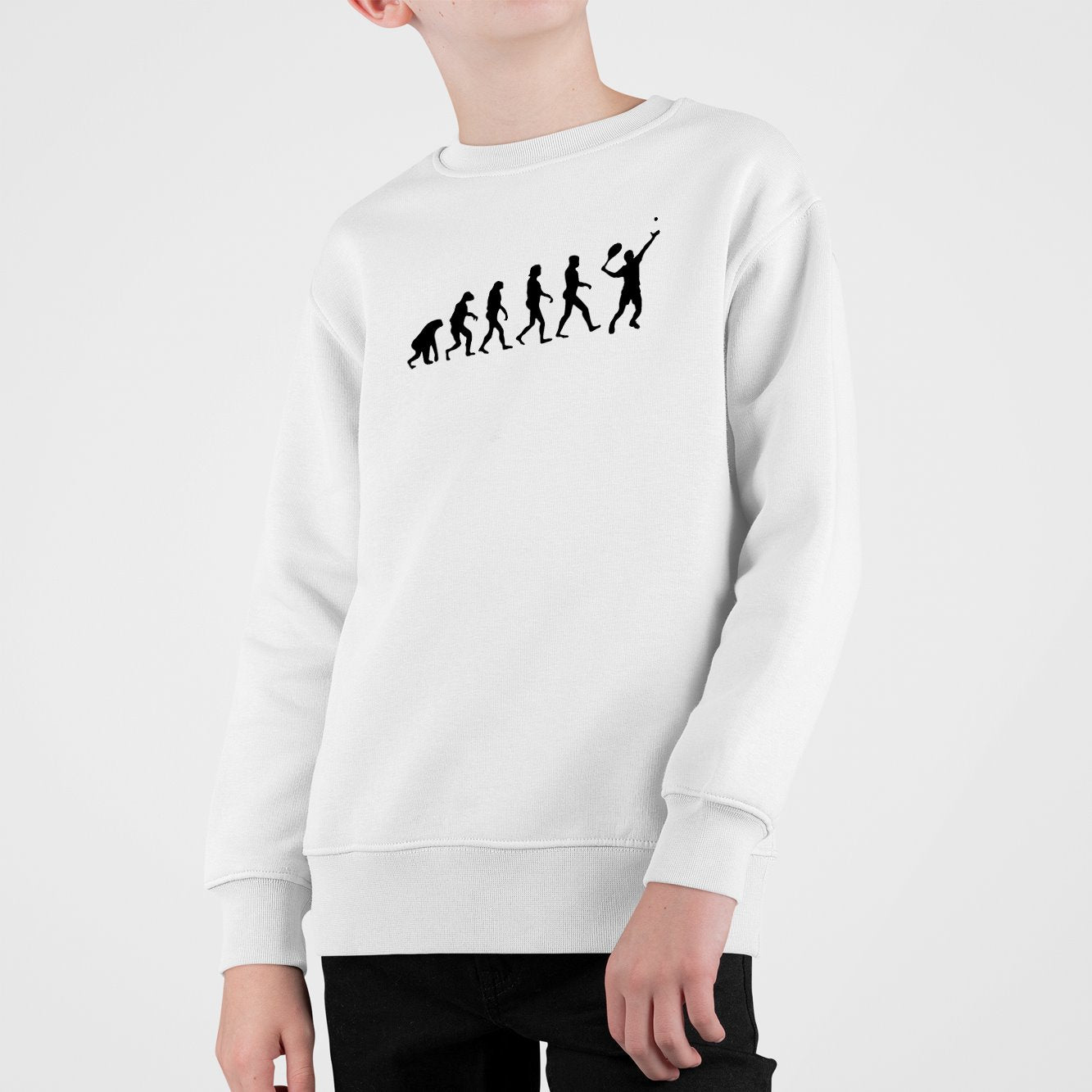 Sweat Enfant Évolution tennis Blanc