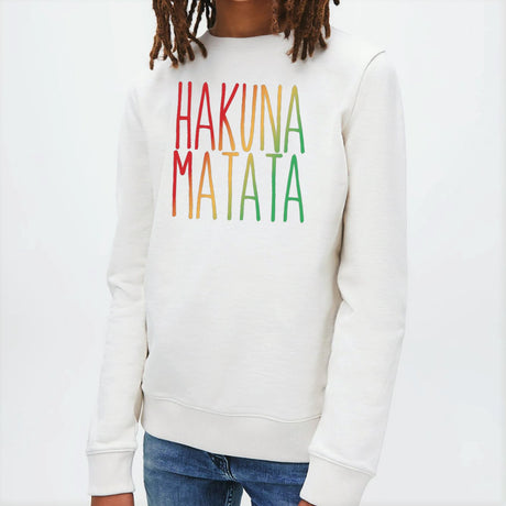 Sweat Enfant Hakuna Matata Blanc