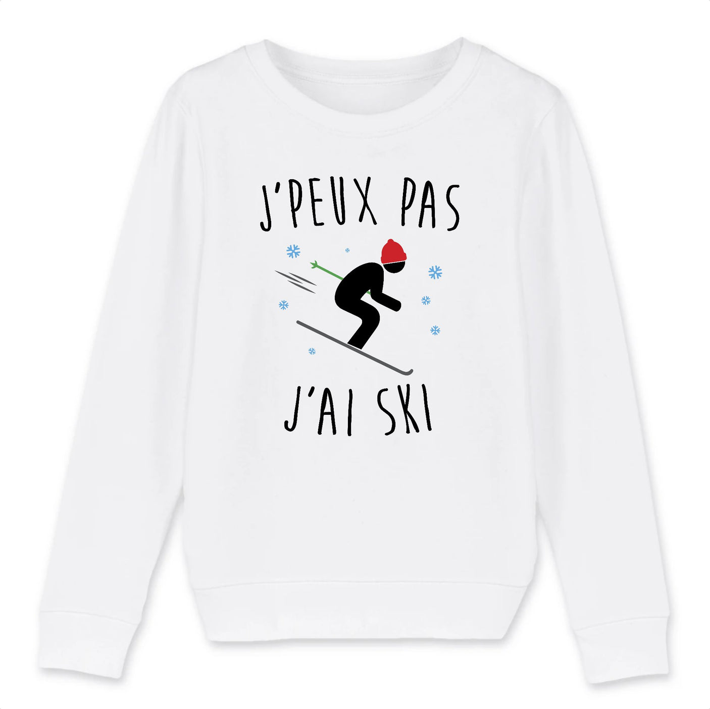 Sweat Enfant J'peux pas j'ai ski 