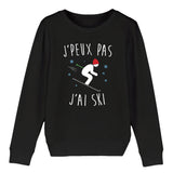 Sweat Enfant J'peux pas j'ai ski 