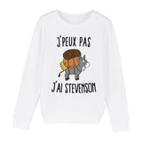 Sweat Enfant J'peux pas j'ai Stevenson 