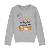 Sweat Enfant L'amitié le plus précieux des trésors 