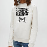 Sweat Enfant Le respect Blanc