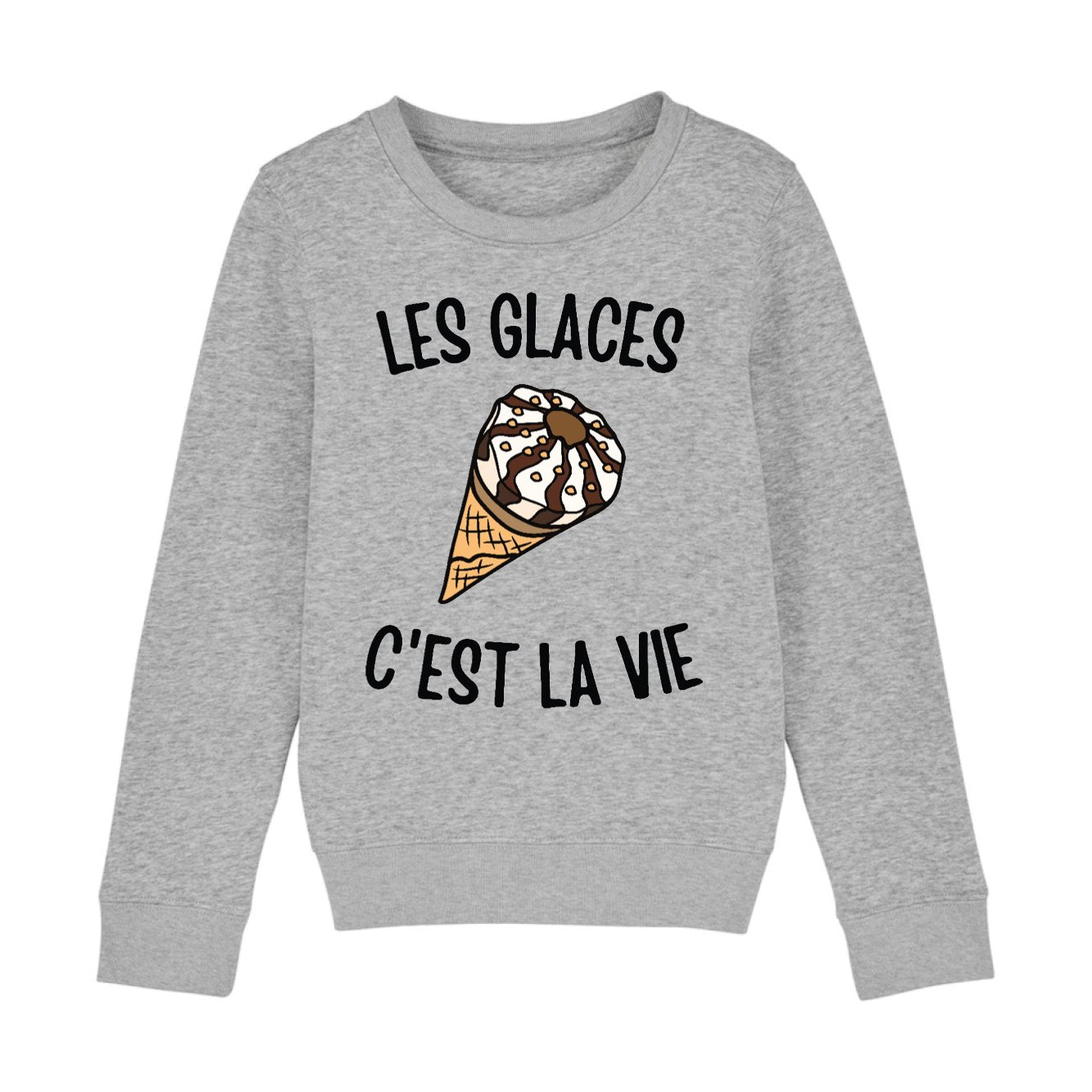 Sweat Enfant Les glaces c'est la vie 