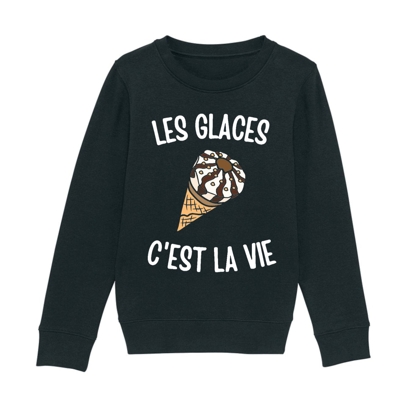 Sweat Enfant Les glaces c'est la vie 