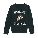Sweat Enfant Les glaces c'est la vie 