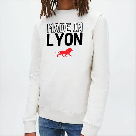 Sweat Enfant Made in Lyon Blanc