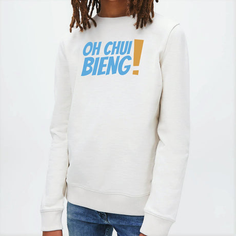 Sweat Enfant Oh chui bieng Blanc