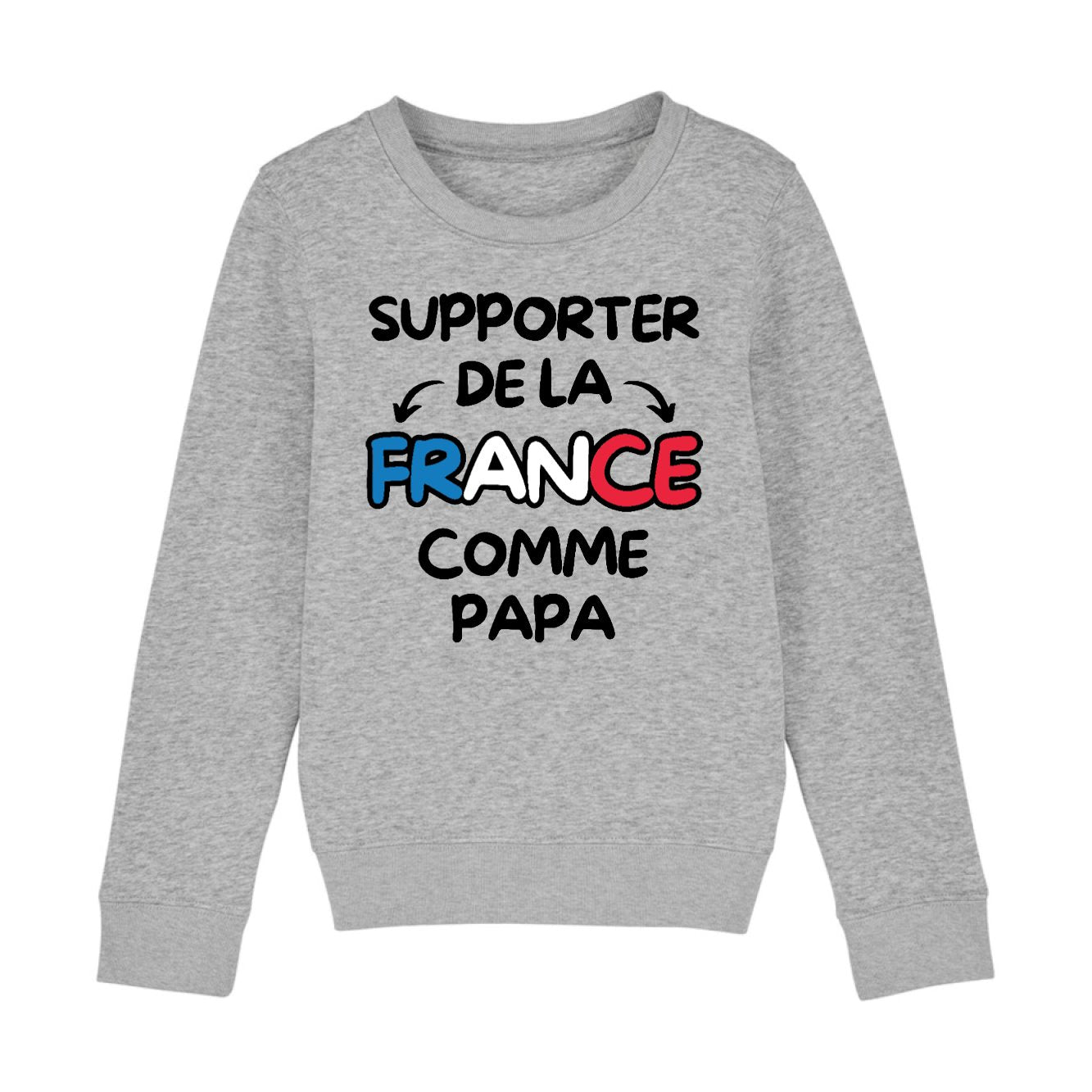 Sweat Enfant Supporter de la France comme papa 