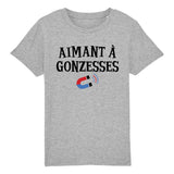 T-Shirt Enfant Aimant à gonzesses 