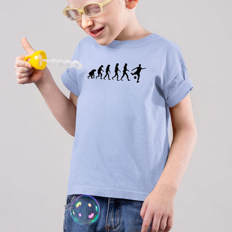 T-Shirt Enfant Évolution foot Bleu
