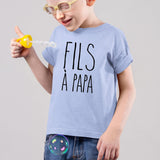 T-Shirt Enfant Fils à papa Bleu