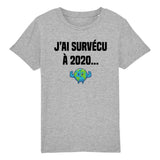 T-Shirt Enfant J'ai survécu à 2020 